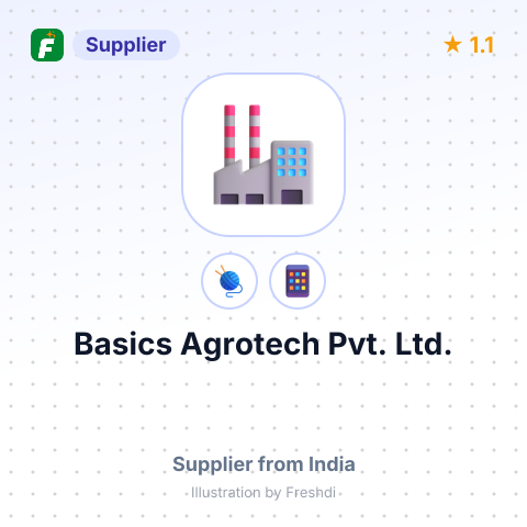 Basics Agrotech Pvt. Ltd.  – summary card, no photo uploaded yet