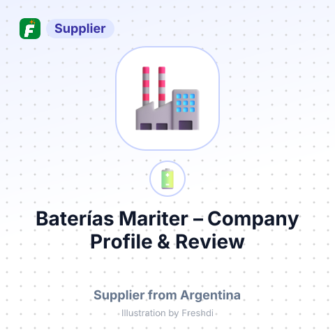 Baterías Mariter – summary card, no photo uploaded yet