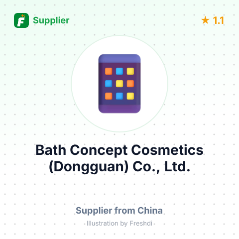 Bath Concept Cosmetics (Dongguan) Co., Ltd. – summary card, no photo uploaded yet