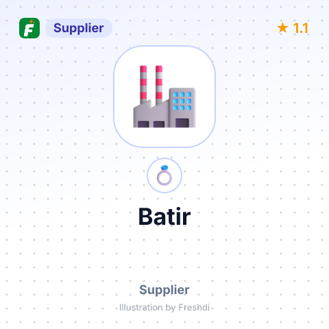 Batir – summary card, no photo uploaded yet