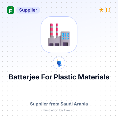 Batterjee For Plastic Materials – summary card, no photo uploaded yet