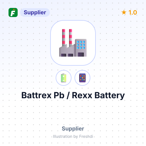 Battrex Pb / Rexx Battery – summary card, no photo uploaded yet
