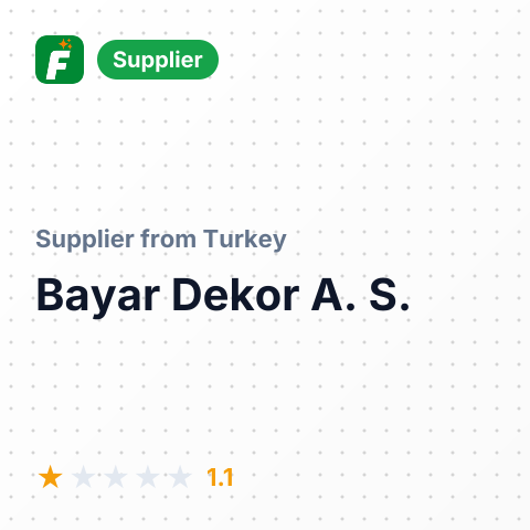 Bayar Dekor A. S. – summary card, no photo uploaded yet