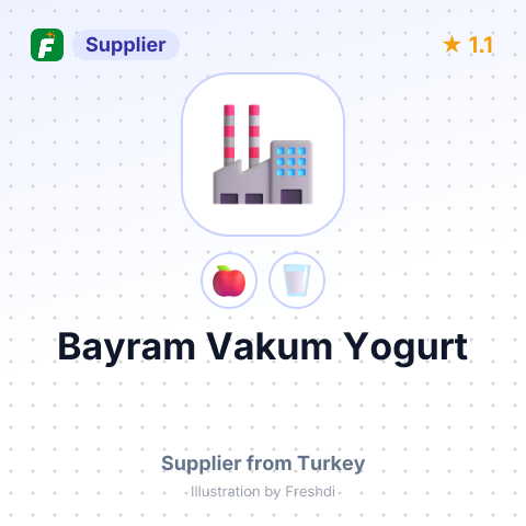 Bayram Vakum Yogurt – summary card, no photo uploaded yet