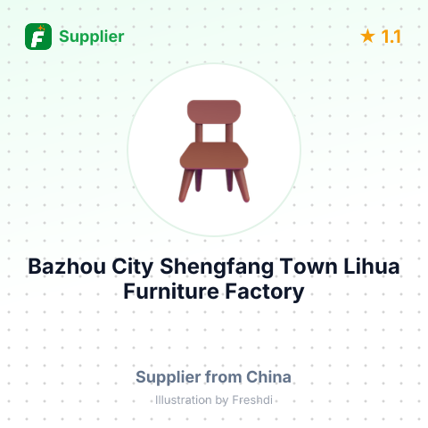 Bazhou City Shengfang Town Lihua Furniture Factory – summary card, no photo uploaded yet