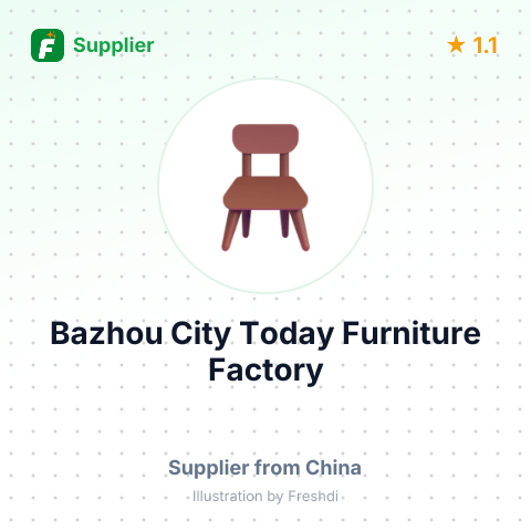 Bazhou City Today Furniture Factory – summary card, no photo uploaded yet