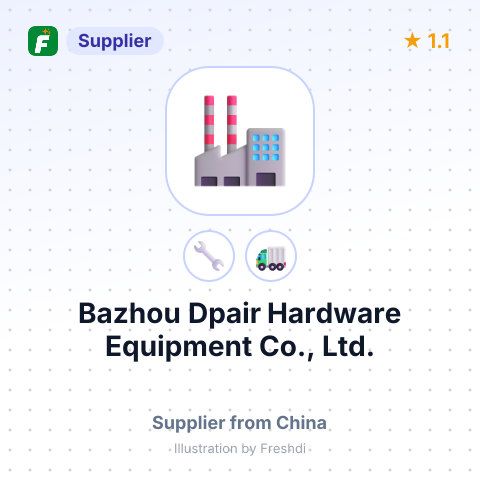 Bazhou Dpair Hardware Equipment Co., Ltd. – summary card, no photo uploaded yet