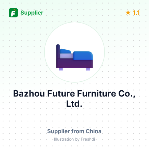 Bazhou Future Furniture Co., Ltd. – summary card, no photo uploaded yet