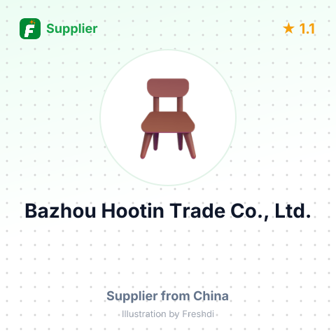Bazhou Hootin Trade Co., Ltd. – summary card, no photo uploaded yet