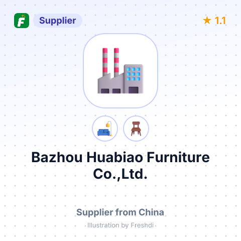 Bazhou Huabiao Furniture Co.,Ltd. – summary card, no photo uploaded yet