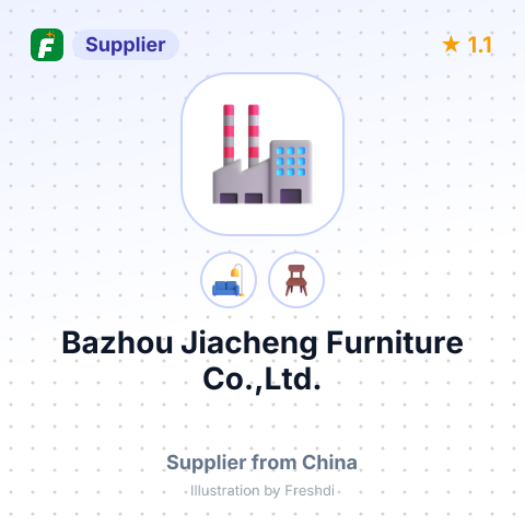 Bazhou Jiacheng Furniture Co.,Ltd. – summary card, no photo uploaded yet