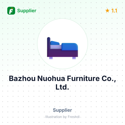 Bazhou Nuohua Furniture Co., Ltd. – summary card, no photo uploaded yet
