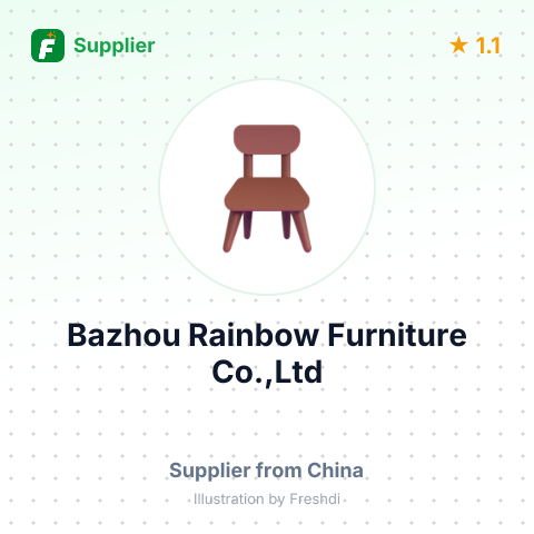 Bazhou Rainbow Furniture Co.,Ltd – summary card, no photo uploaded yet