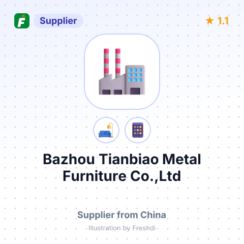 Bazhou Tianbiao Metal Furniture Co.,Ltd – summary card, no photo uploaded yet