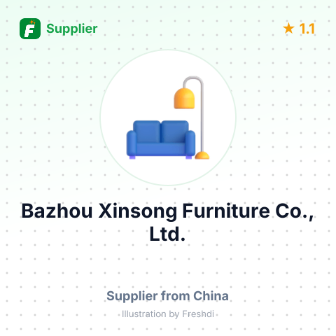 Bazhou Xinsong Furniture Co., Ltd. – summary card, no photo uploaded yet