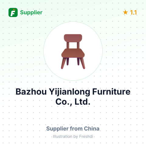 Bazhou Yijianlong Furniture Co., Ltd. – summary card, no photo uploaded yet
