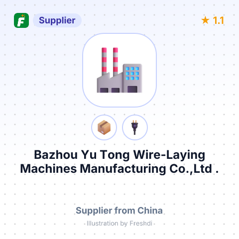 Bazhou Yu Tong Wire-Laying Machines Manufacturing Co.,Ltd . – summary card, no photo uploaded yet