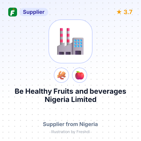Be Healthy Fruits and beverages Nigeria Limited  – summary card, no photo uploaded yet