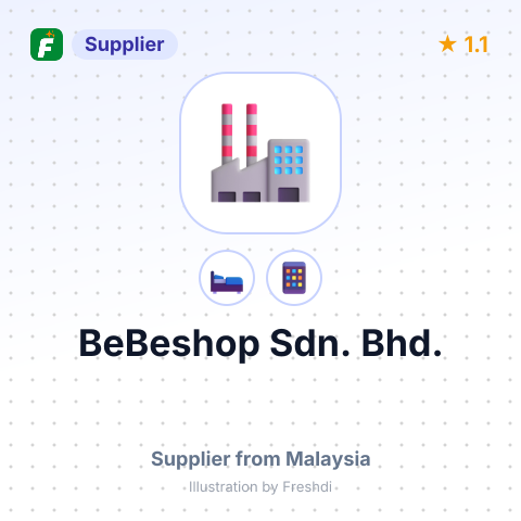 BeBeshop Sdn. Bhd. – summary card, no photo uploaded yet