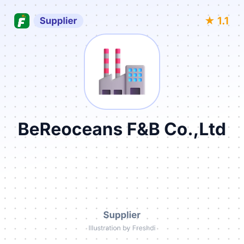BeReoceans F&B Co.,Ltd – summary card, no photo uploaded yet