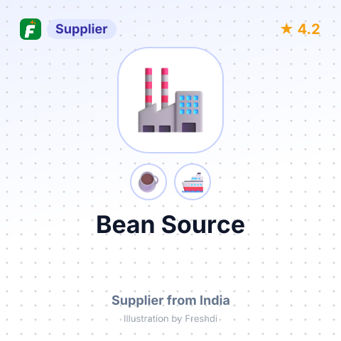 Bean Source – summary card, no photo uploaded yet
