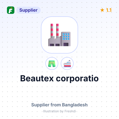 Beautex corporatio – summary card, no photo uploaded yet