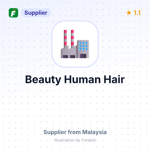 Beauty Human Hair – summary card, no photo uploaded yet