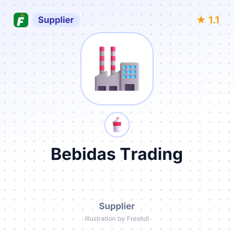 Bebidas Trading – summary card, no photo uploaded yet
