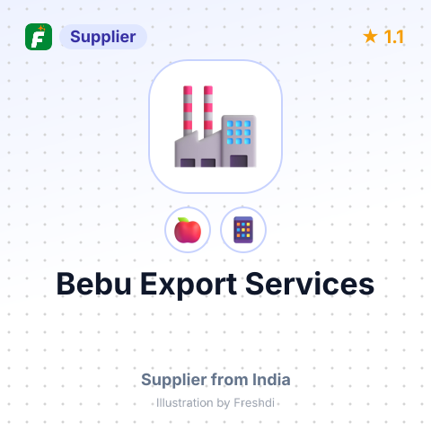 Bebu Export Services  – summary card, no photo uploaded yet