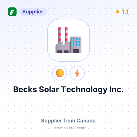 Becks Solar Technology Inc. – summary card, no photo uploaded yet