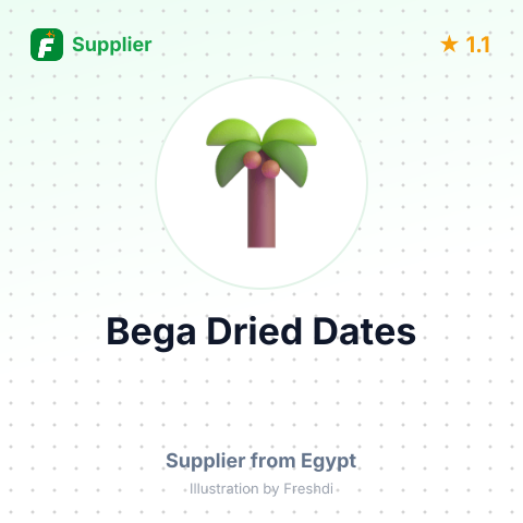 Bega Dried Dates  – summary card, no photo uploaded yet