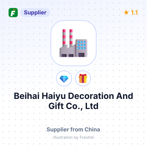 Beihai Haiyu Decoration And Gift Co., Ltd – summary card, no photo uploaded yet