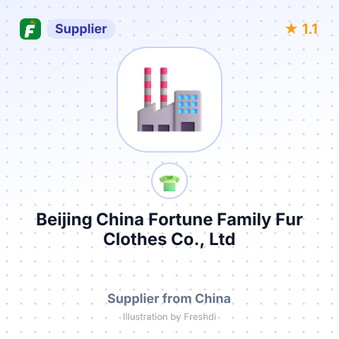 Beijing China Fortune Family Fur Clothes Co., Ltd – summary card, no photo uploaded yet
