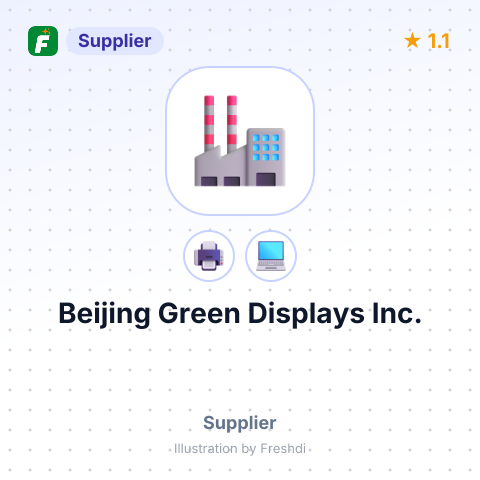 Beijing Green Displays Inc. – summary card, no photo uploaded yet