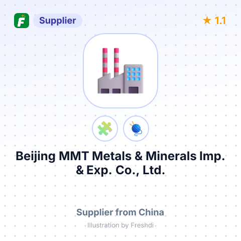 Beijing MMT Metals & Minerals Imp. & Exp. Co., Ltd. – summary card, no photo uploaded yet