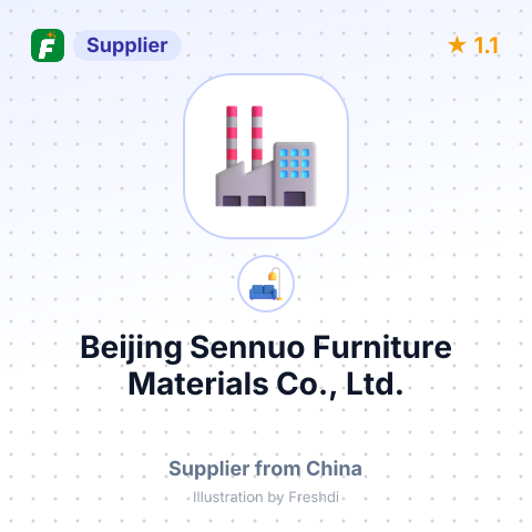 Beijing Sennuo Furniture Materials Co., Ltd. – summary card, no photo uploaded yet