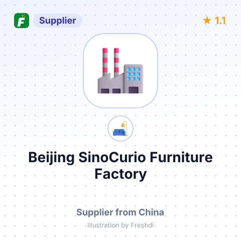 Beijing SinoCurio Furniture Factory – summary card, no photo uploaded yet