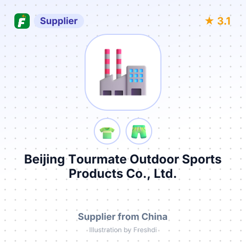 Beijing Tourmate Outdoor Sports Products Co., Ltd. – summary card, no photo uploaded yet