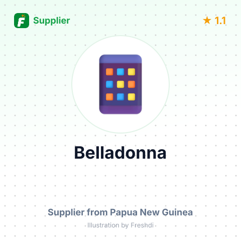 Belladonna  – summary card, no photo uploaded yet