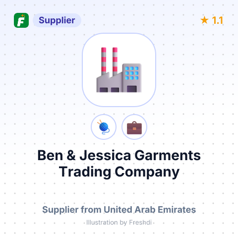 Ben & Jessica Garments Trading Company – summary card, no photo uploaded yet