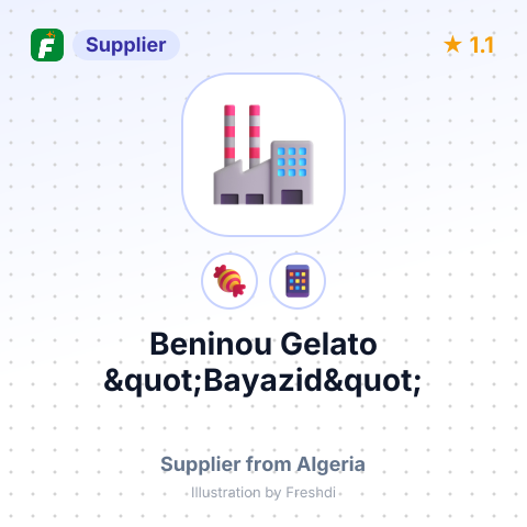 Beninou Gelato "Bayazid" – summary card, no photo uploaded yet