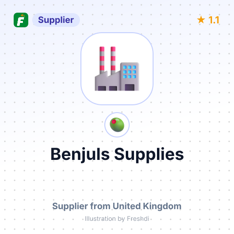 Benjuls Supplies – summary card, no photo uploaded yet