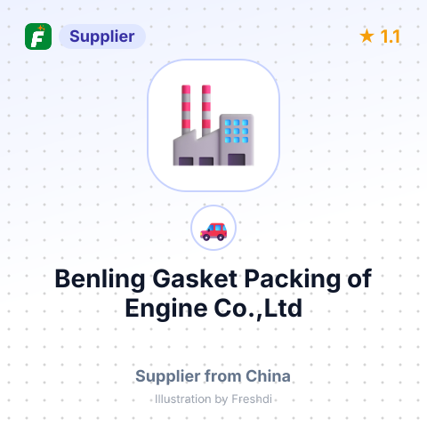 Benling Gasket Packing of Engine Co.,Ltd – summary card, no photo uploaded yet