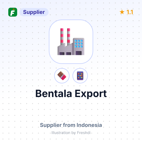 Bentala Export  – summary card, no photo uploaded yet