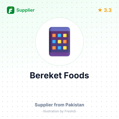 Bereket Foods – summary card, no photo uploaded yet