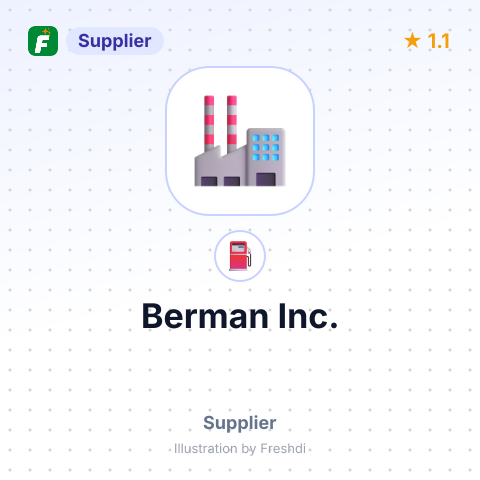 Berman Inc. – summary card, no photo uploaded yet