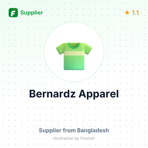 Bernardz Apparel – summary card, no photo uploaded yet
