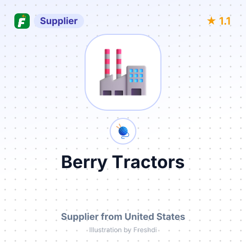 Berry Tractors  – summary card, no photo uploaded yet