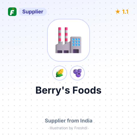 Berry's Foods  – summary card, no photo uploaded yet