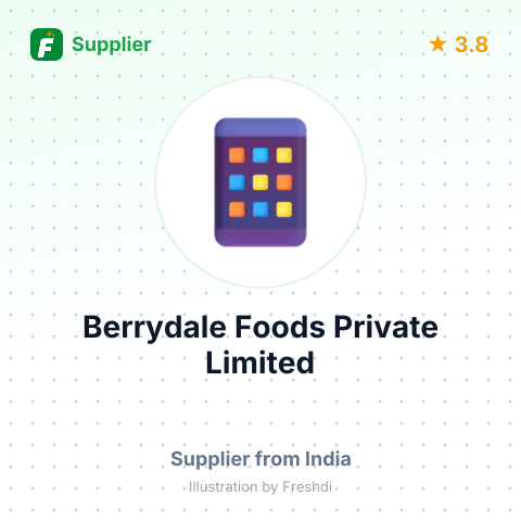 Berrydale Foods Private Limited  – summary card, no photo uploaded yet